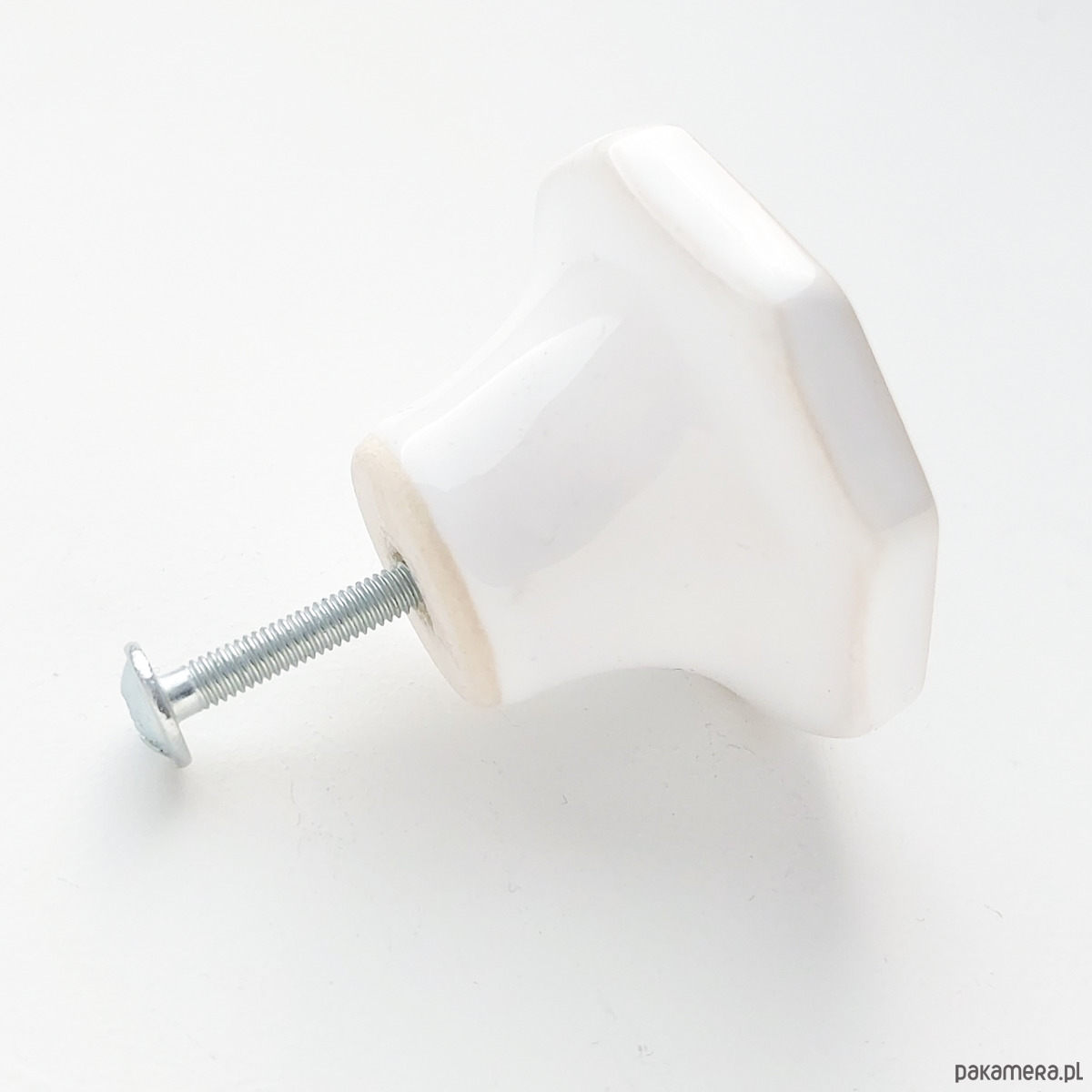 gałki do mebli Gałka do mebli biała wz.11 7