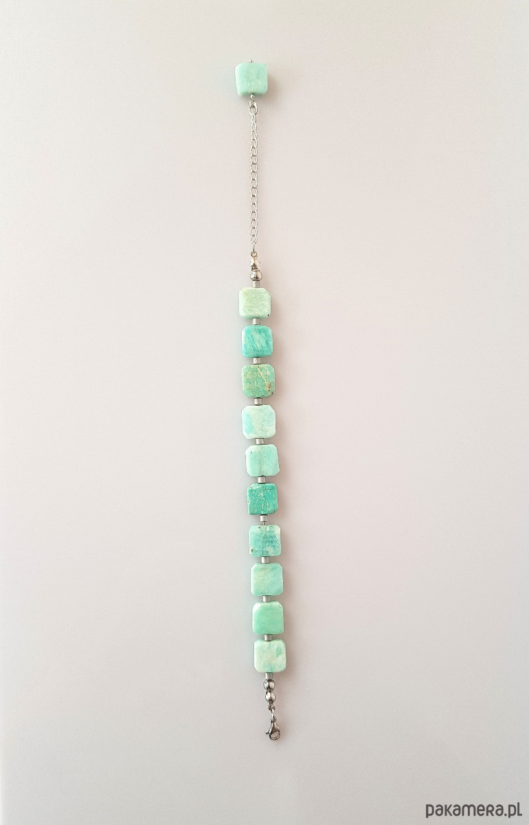 bransoletki z kamieni naturalnych Bransoletka z Amazonitem 2