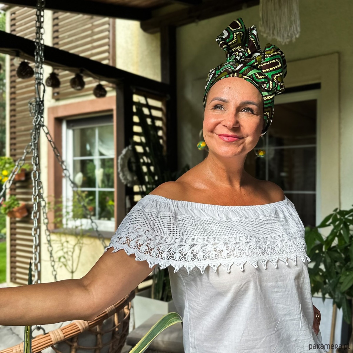 czapki damskie Chusta na turban Markeba 1