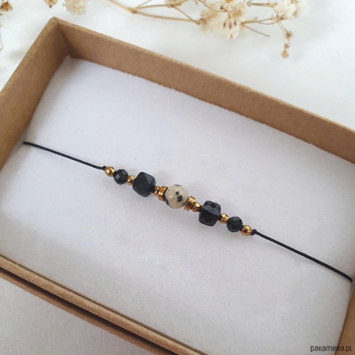 bransoletki na sznurku Bransoletka z jaspisem 2