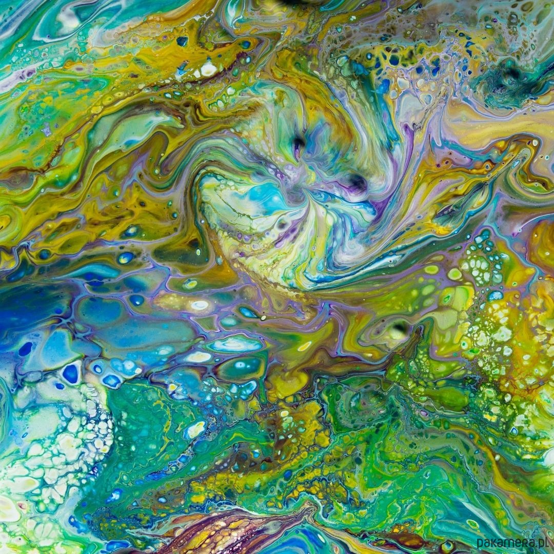 Warsztaty malarskie Pouring - wylewanie farb - warsztaty malarskie 3