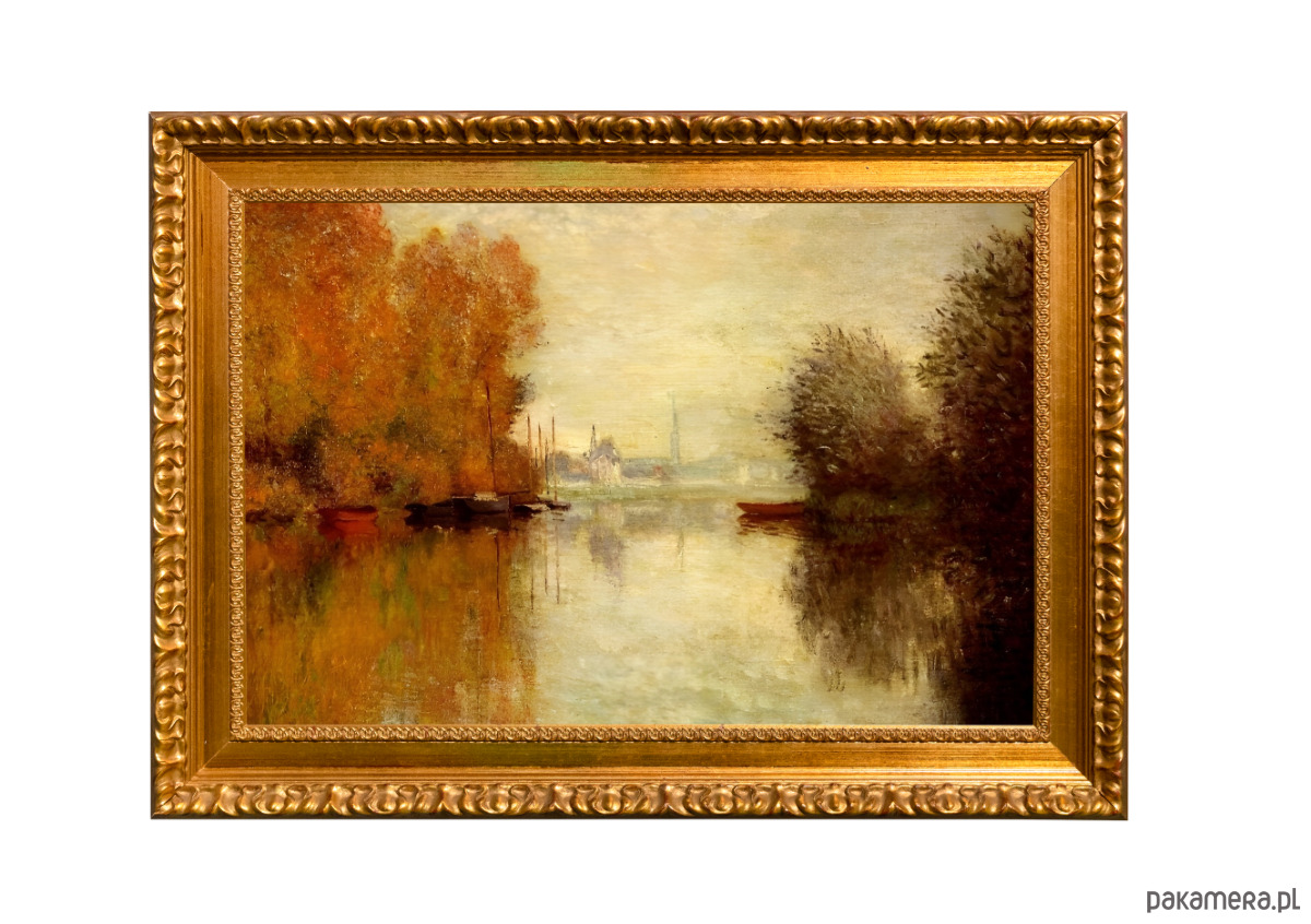 plakaty PLAKAT Claude Monet, obraz jesienny sztuka ścienna 1