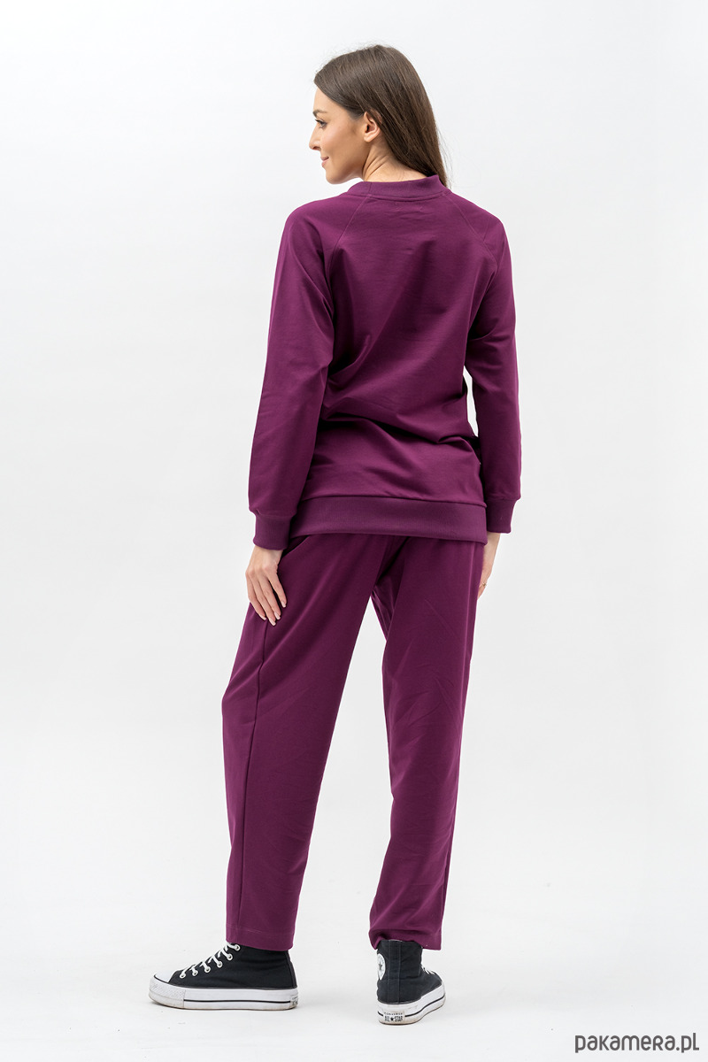 ubrania różne Komplet dresowy damski "ADALET" bakłażan 2