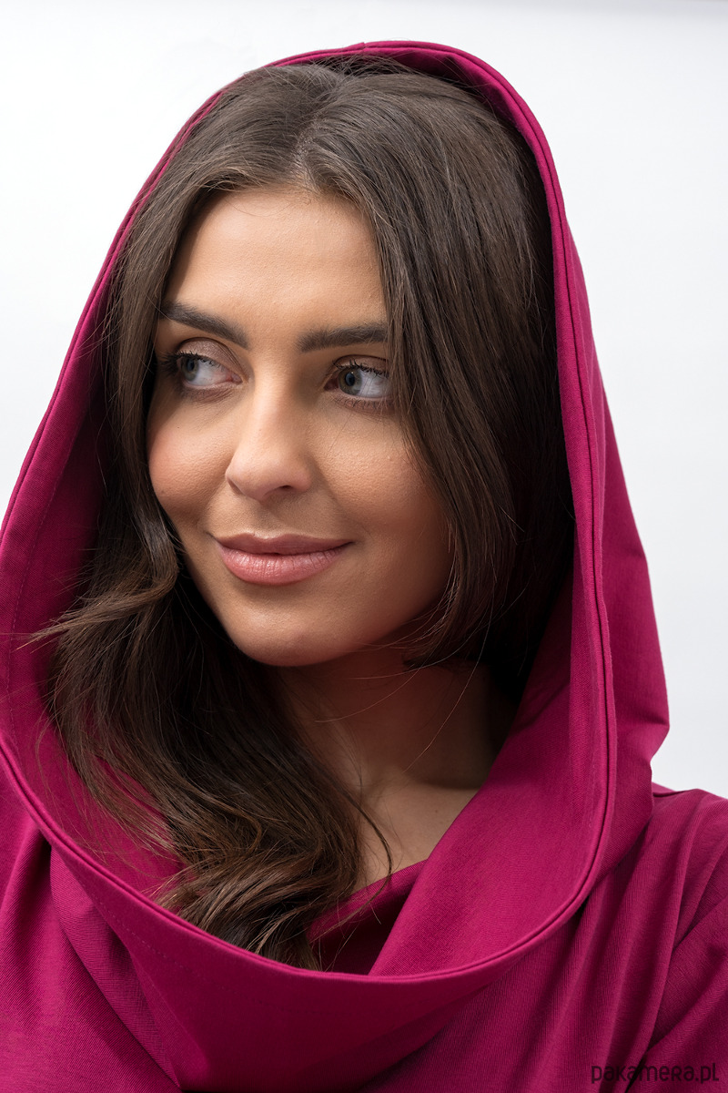 sukienki midi damskie Sukienka ,,NANA" amarant 4