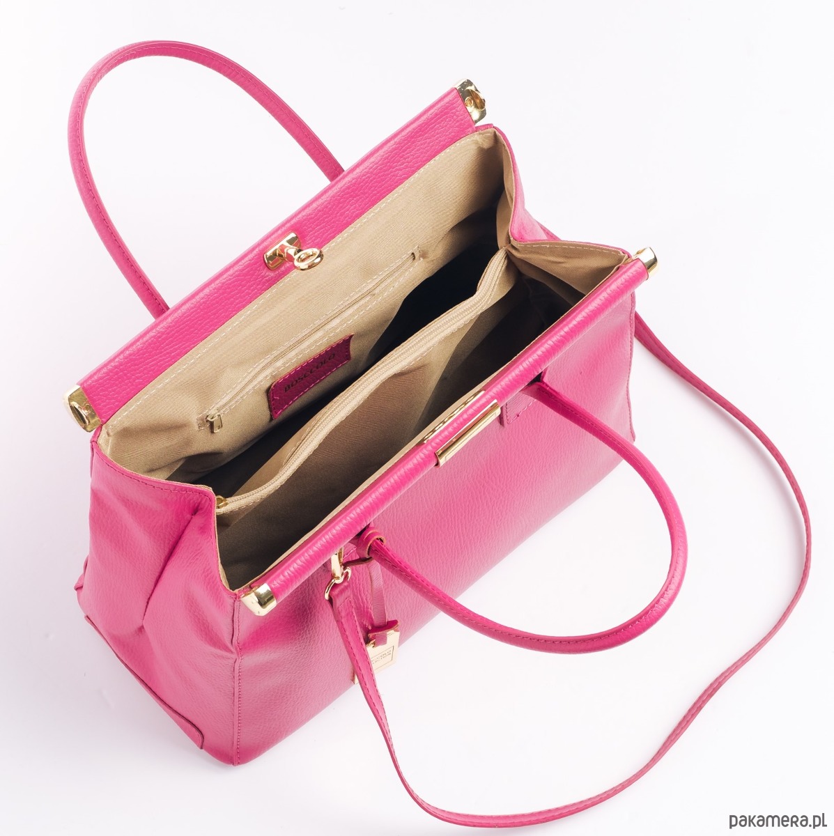 torebki do ręki Torba skórzana Shopper (6882) 5