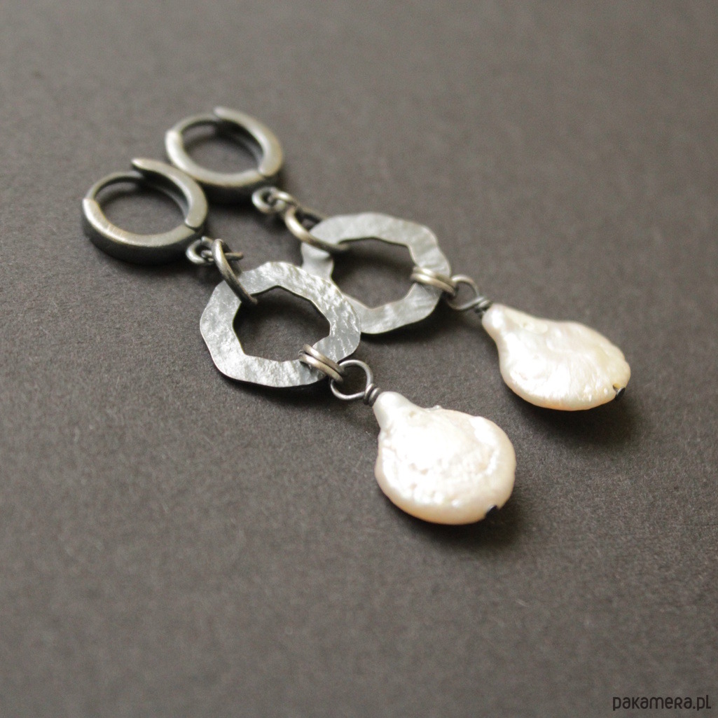 kolczyki z kamieniami Kolczyki Brzydkie kaczątka 1