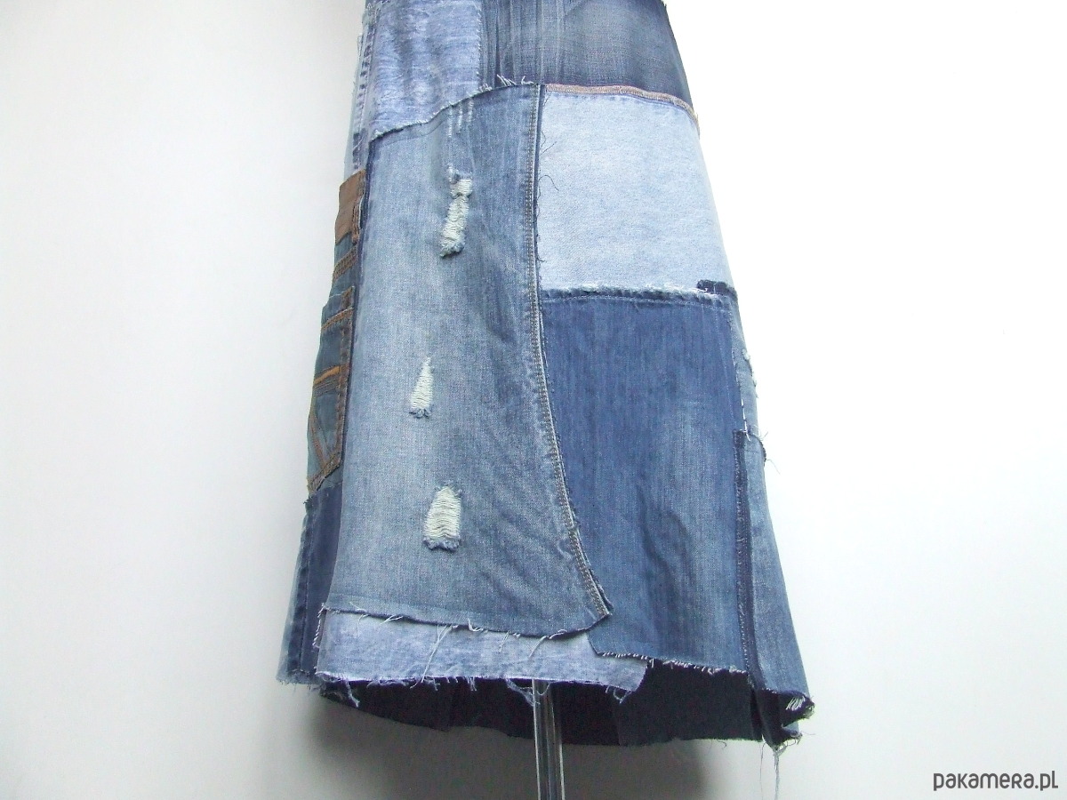 spódnice maxi Długa spódnica denim r. 42 2