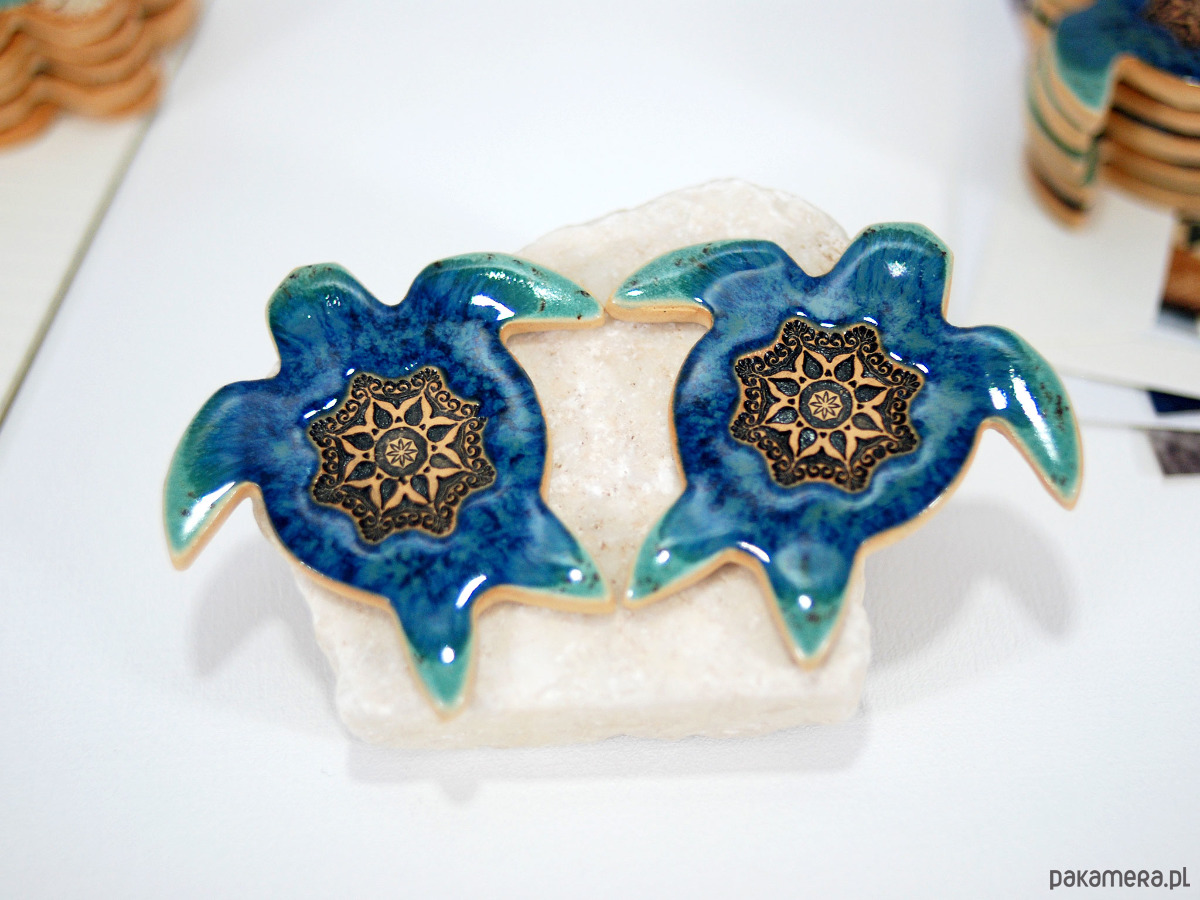 magnesy Ceramiczny magnes żółw morski turkus 1