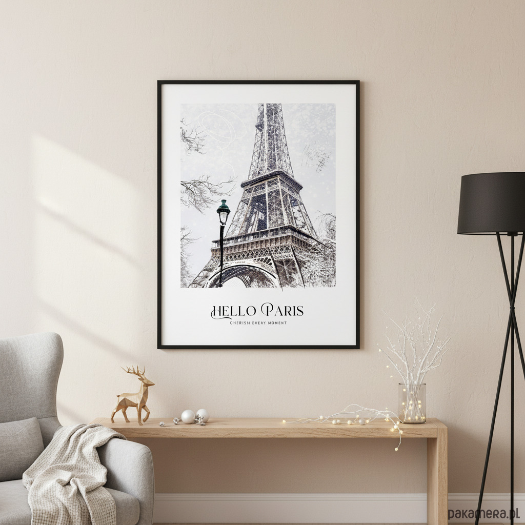 plakaty Plakat Hello Paris 1