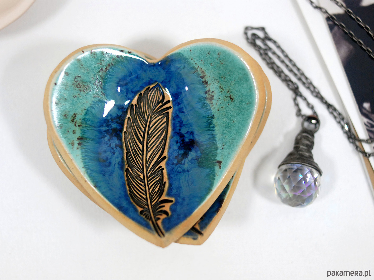 pojemniki na biżuterię Miseczka ceramiczna na drobiazgi, biżuterię, obrączki 4