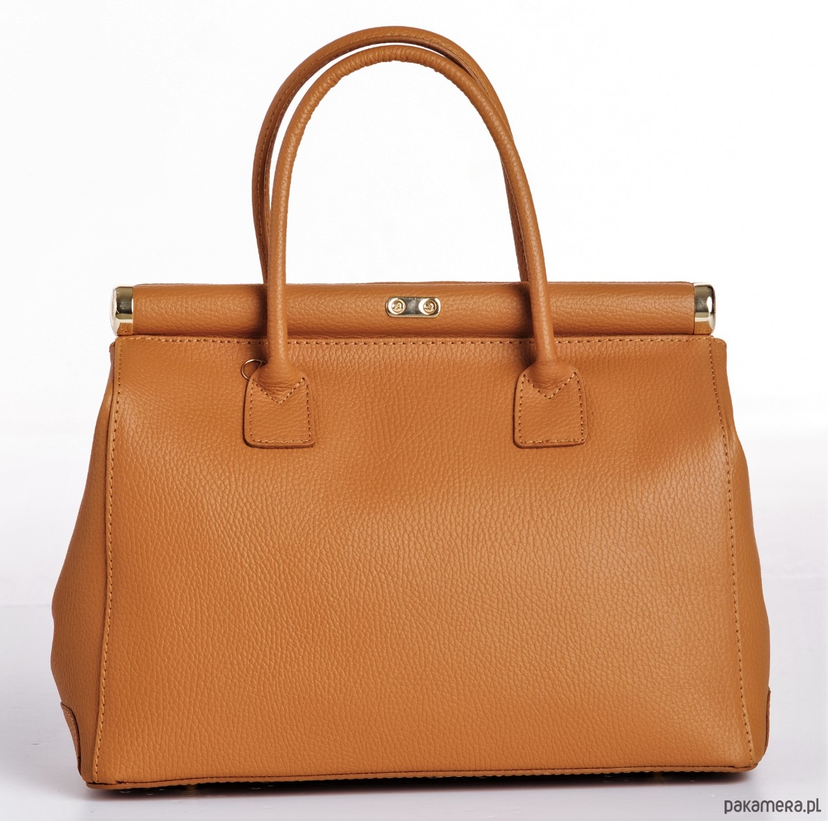 torebki do ręki Torba skórzana Shopper rudy  (6881) 1
