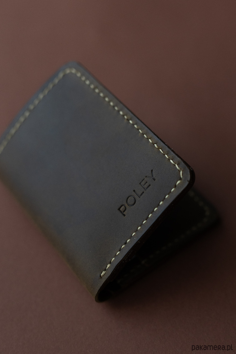 portfele męskie Składany portfel męski - szyty ręcznie BIFOLD 2