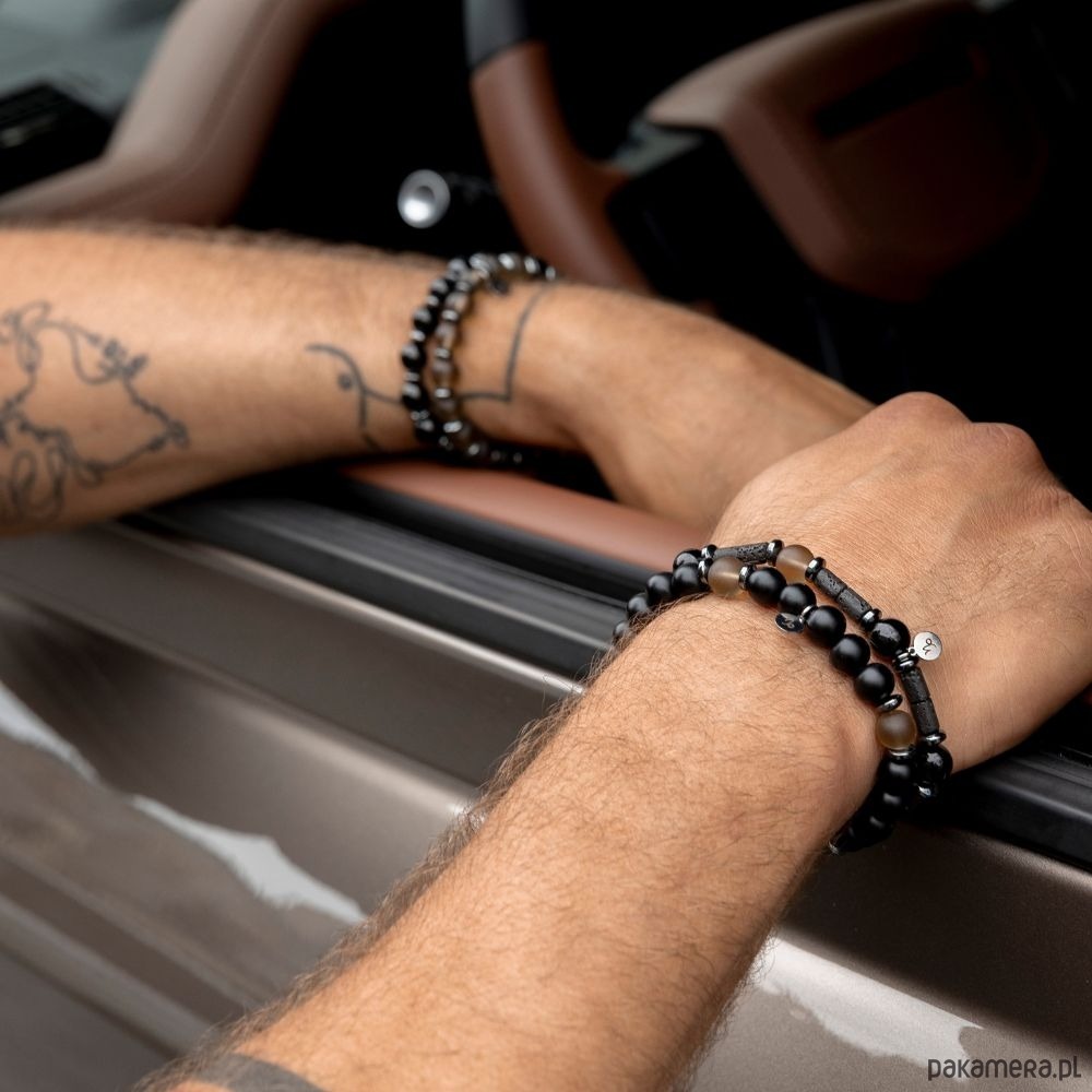 biżuteria męska Męska bransoletka zodiakalna - Koziorożec - Ochrona i przemiana IV 3