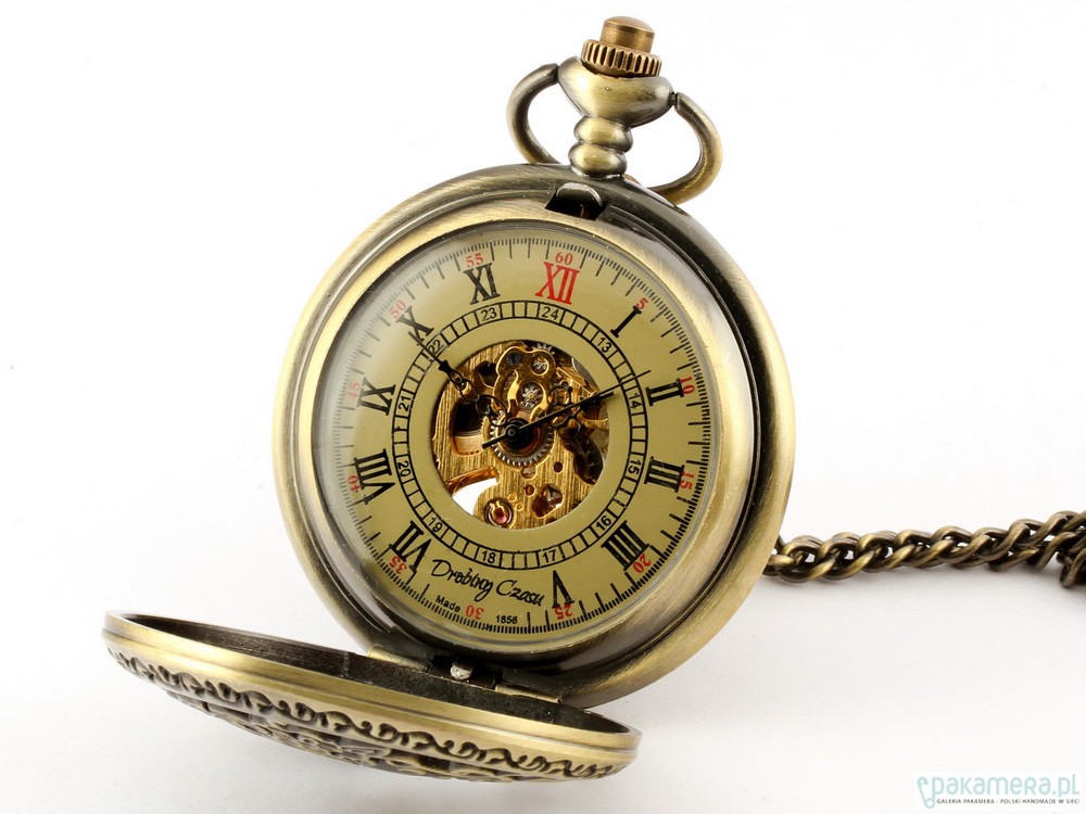 zegarki na łańcuszku MotyLove - Drobiny Czasu 2