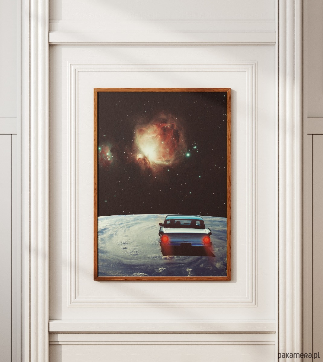 plakaty Plakat Destynacja nieznana - Kolaż Fine-art  - Autorska dekoracja ścienna 5