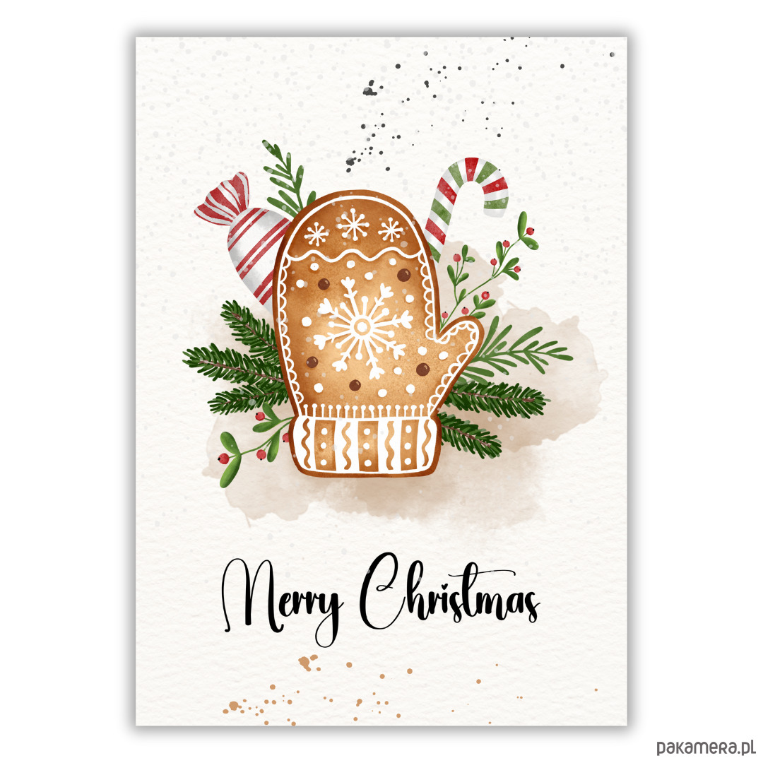 plakaty Plakat Gingerbread glove 1