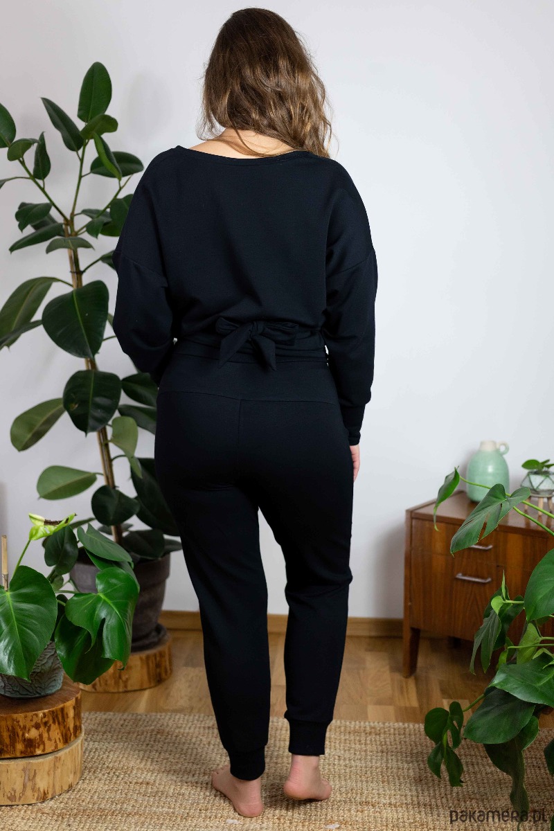 bluza bez kaptura damska Bluza Spicy Black 2