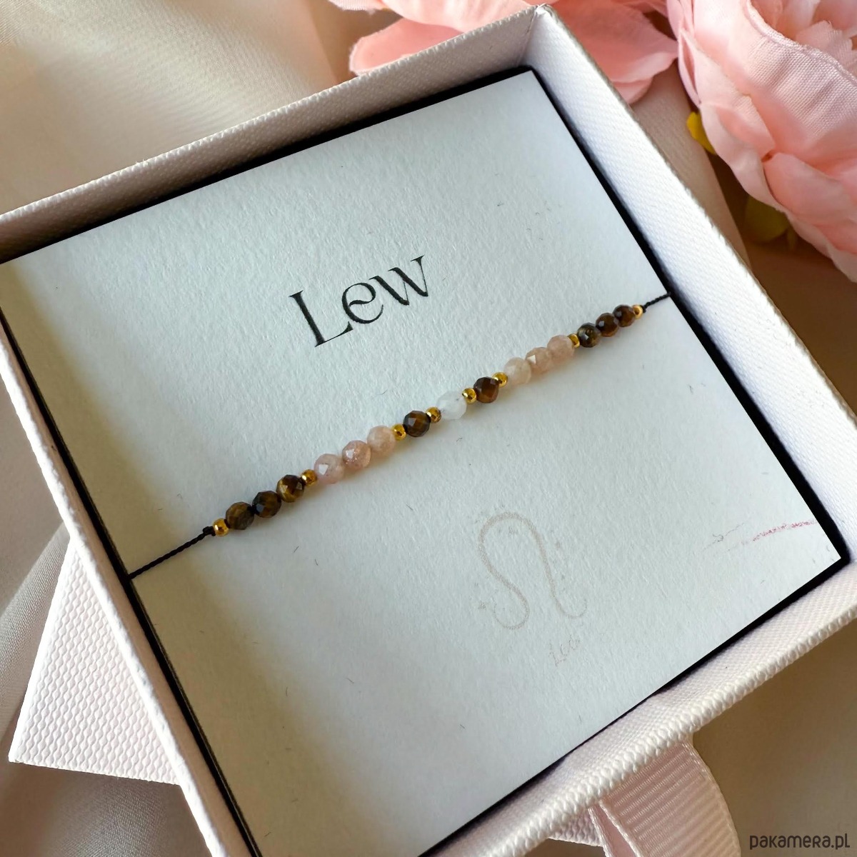 bransoletki na sznurku Bransoletka dla Znaku zodiaku LEW 1