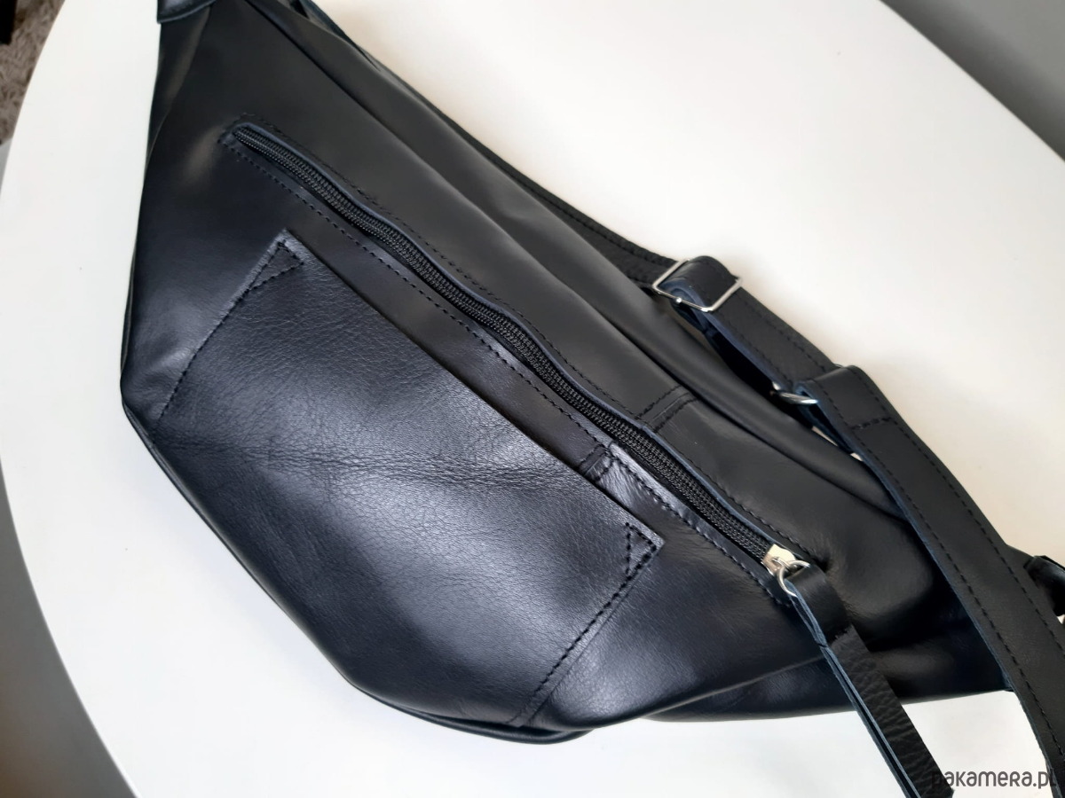 torby na ramię NERKA czarna skóra naturalna 1