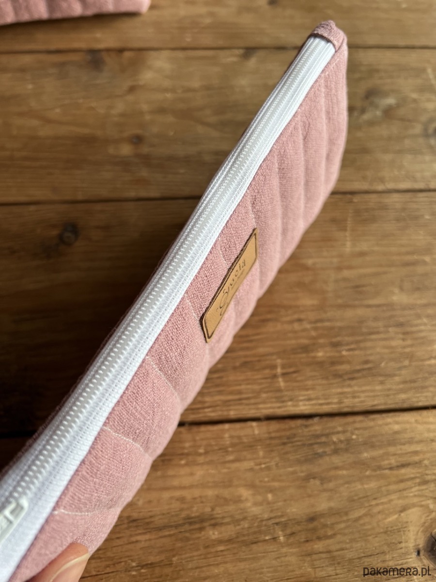 piórniki Piórnik lniany - zgaszony róż 7