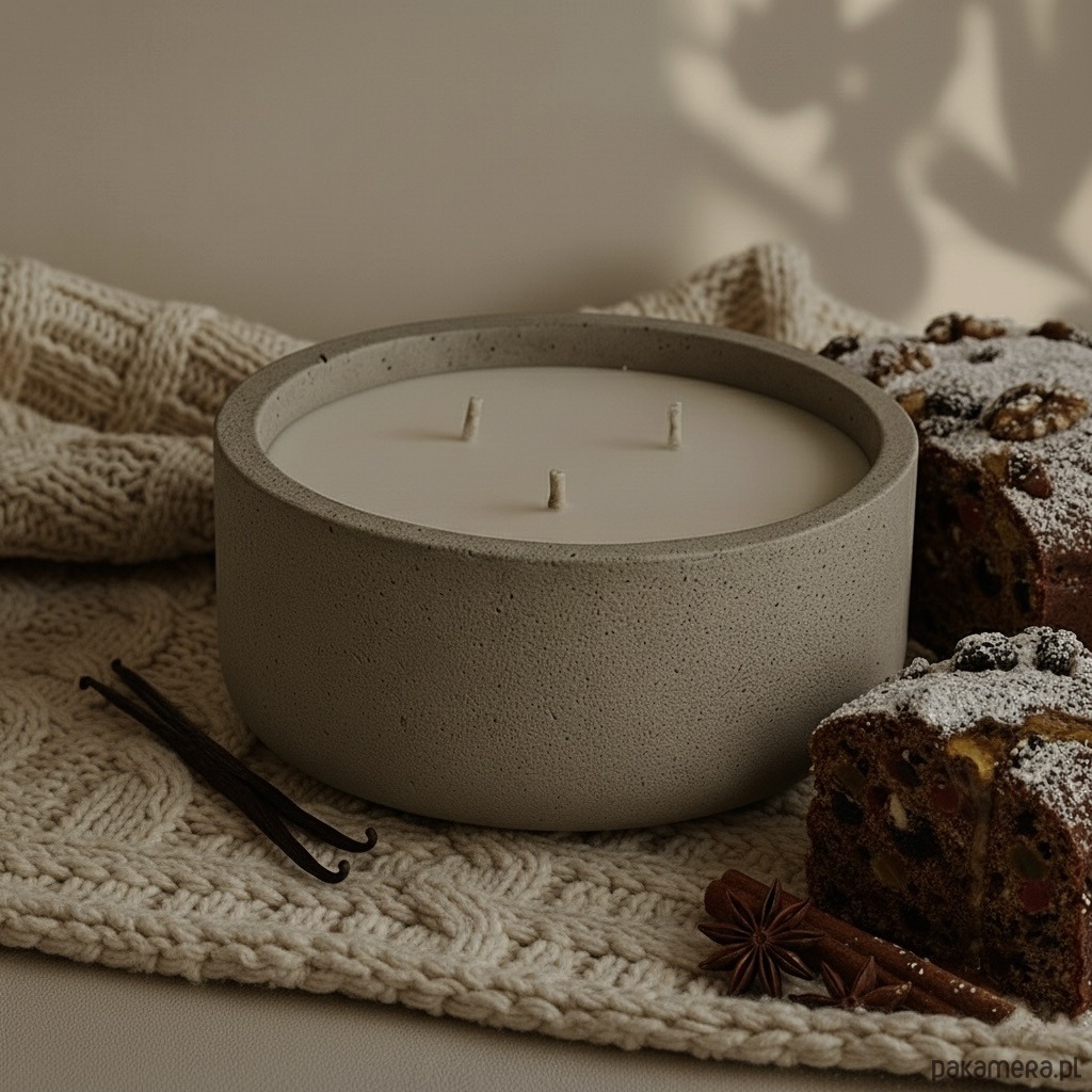 świeczniki i świece Świeca sojowa zapachowa CHRISTMAS CAKE,  215 ml 1