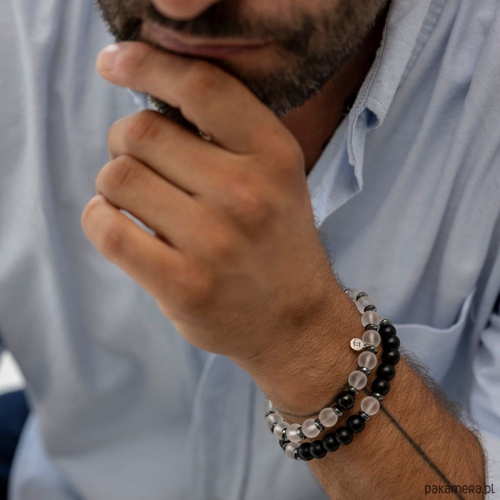 biżuteria męska Męska bransoletka zodiakalna - Bliźnięta - Energia i Równowaga IV 1