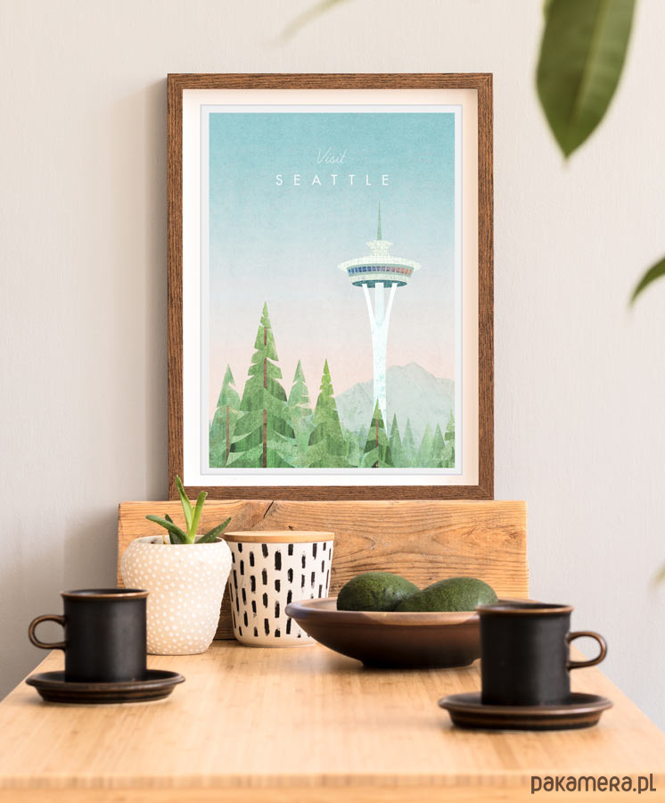 plakaty Seattle - vintage plakat 50x70 cm 1