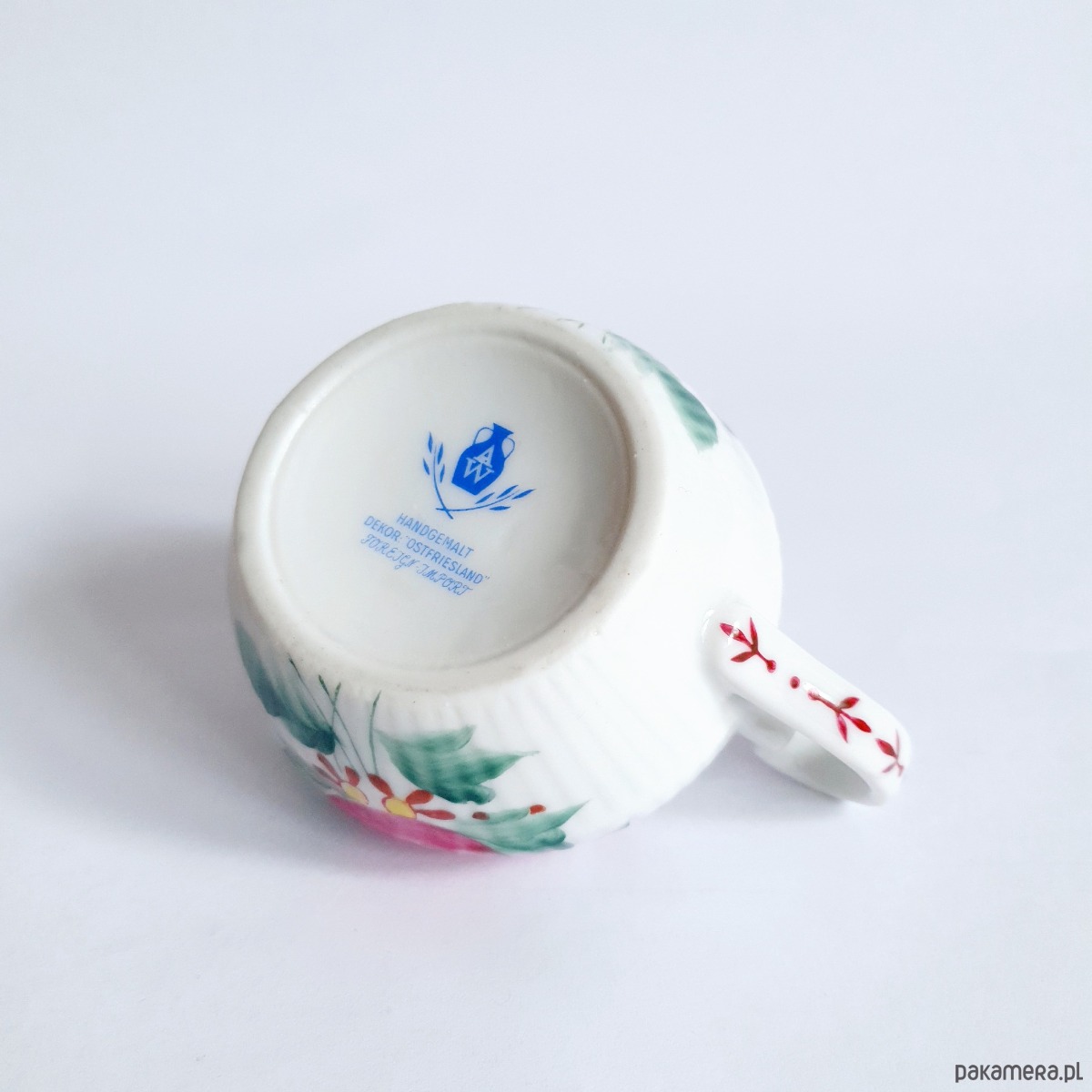 świeczniki i świece Świeca sojowa w zabytkowym mleczniku - ręcznie malowany 2