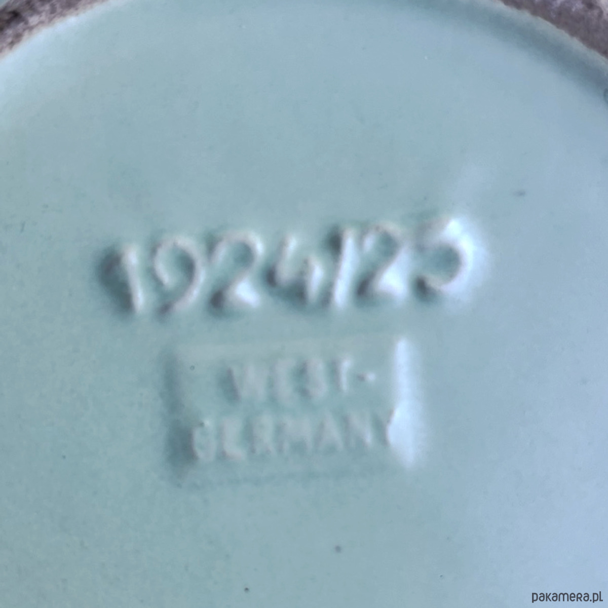 patery i talerze Talerz adwentowy świecznik ceramiczny, Jasba, Niemcy lata 60. 2