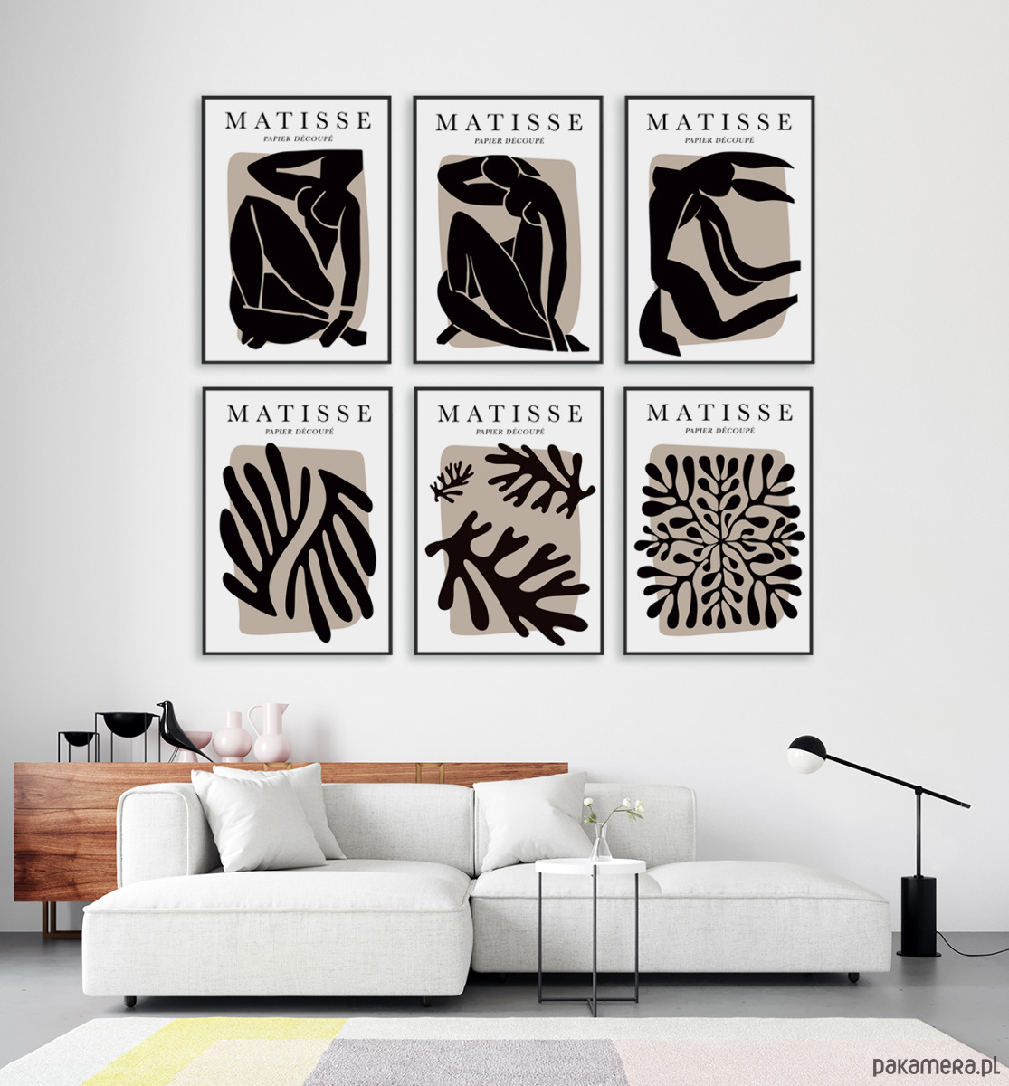 plakaty Zestaw 6 plakatów 50x70 cm  B2 Matisse - gotowa ściana 1