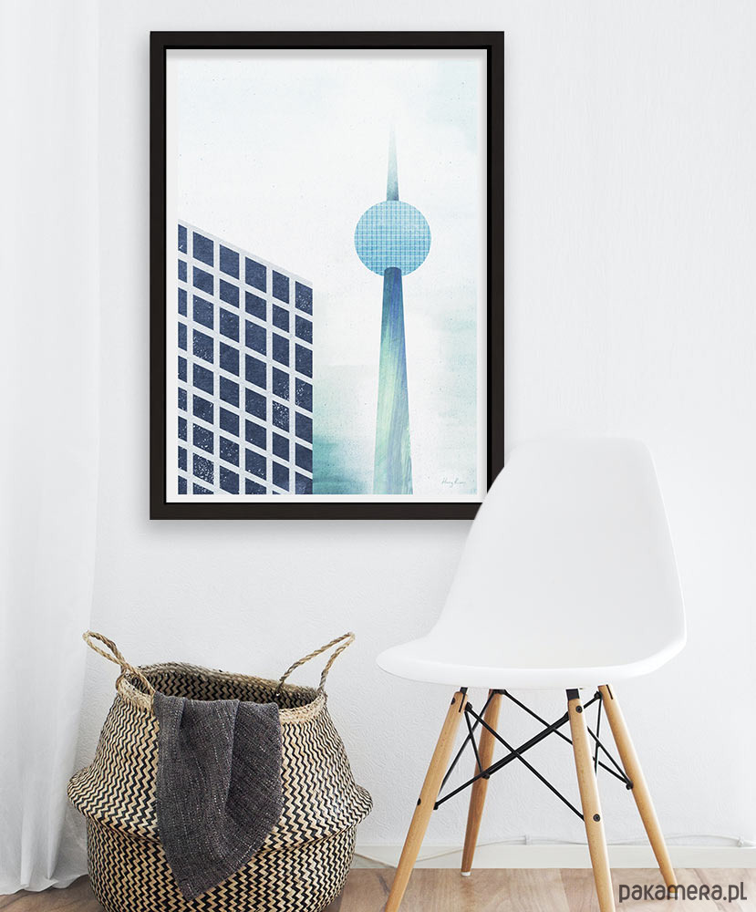 plakaty Berlin - plakat 50x70 cm - Alexanderplatz TV Tower 1