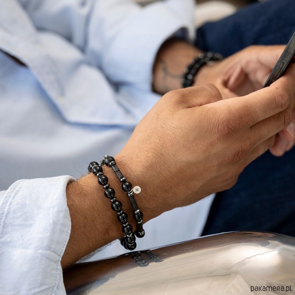 biżuteria męska Męska bransoletka zodiakalna - Ryby - Siła i równowaga III S 1