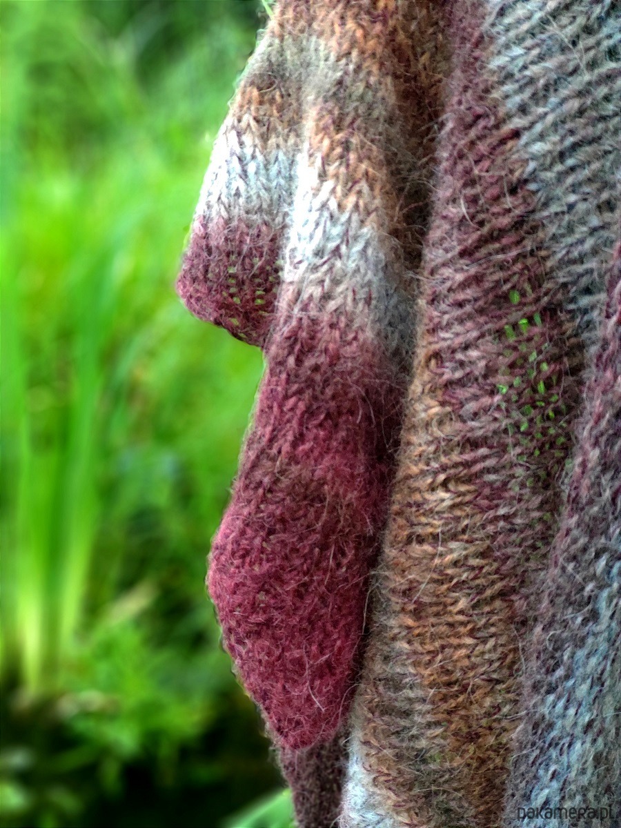 szale damskie Jesienny puchacz / chustka 1