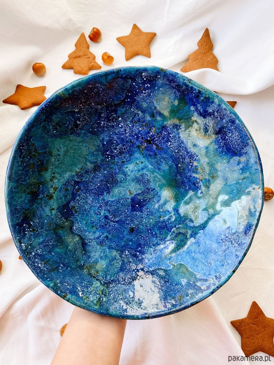 dekoracje świąteczne Miska ceramiczna Kosmiczna podróż 1
