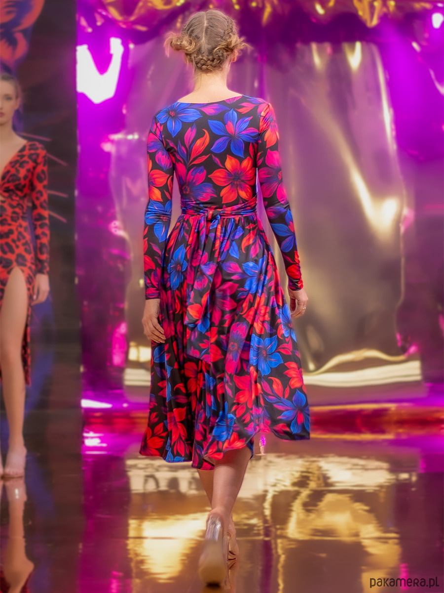 sukienki midi damskie Oceana - wielofunkcyjna sukienka 2