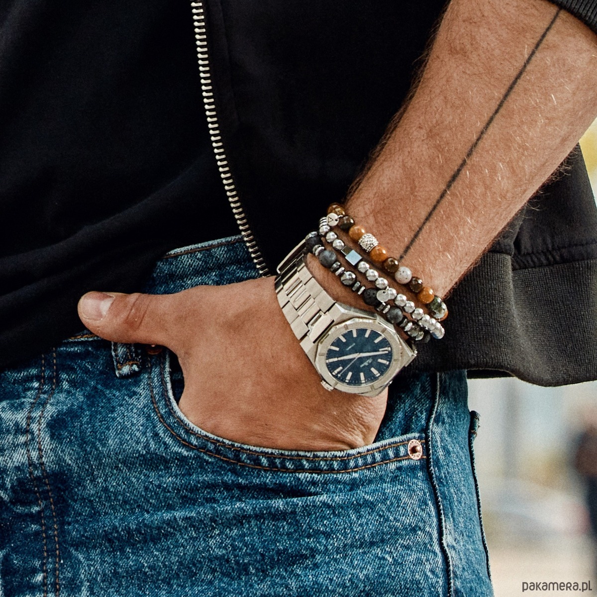 biżuteria męska Męska bransoletka - oczyszczająca moc 2