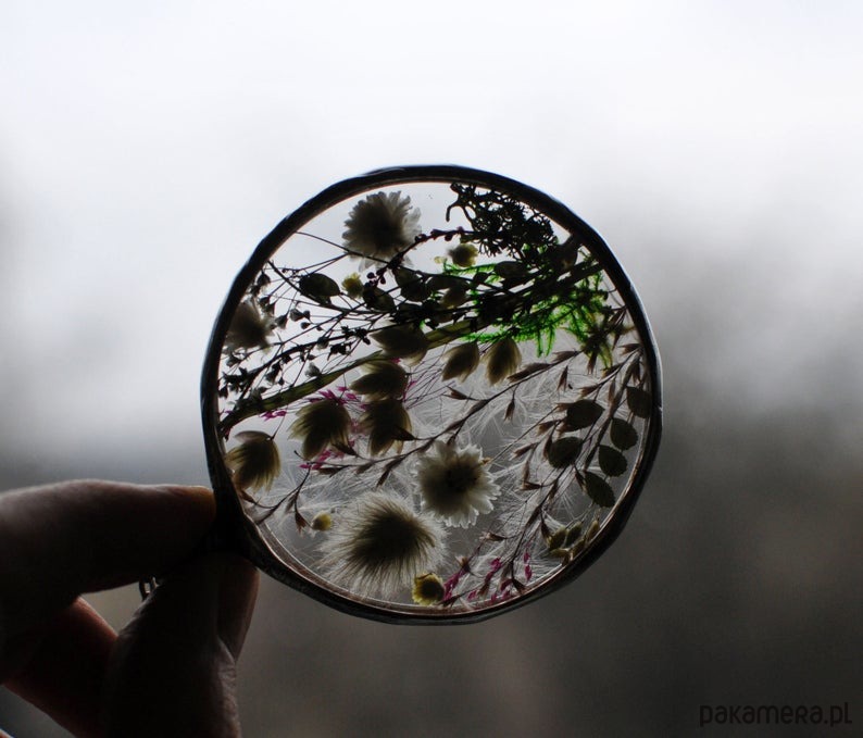 wisiory Naszyjnik Zieleń z Puszkiem 3