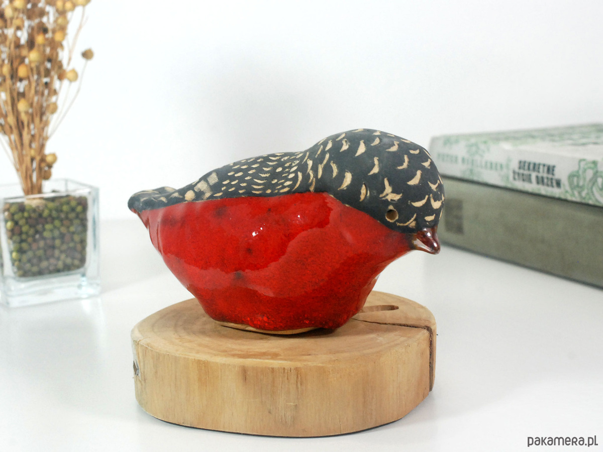 figurki i rzeźby Ceramiczna ptak - dekoracja stojąca 1