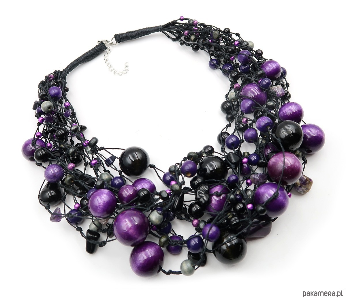 kolie Black plum - naszyjnik 1