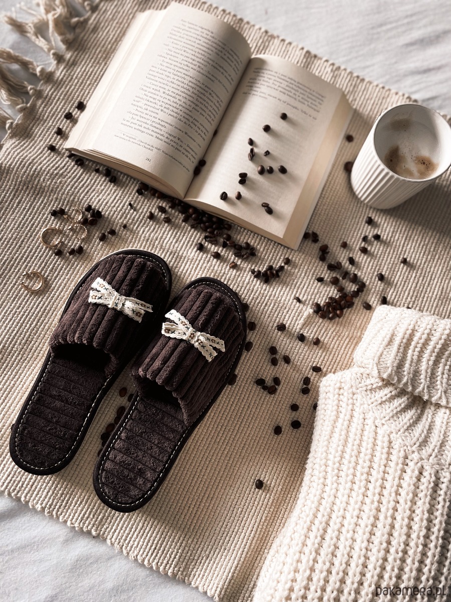 kapcie damskie Kapcie damskie z kokardką 2