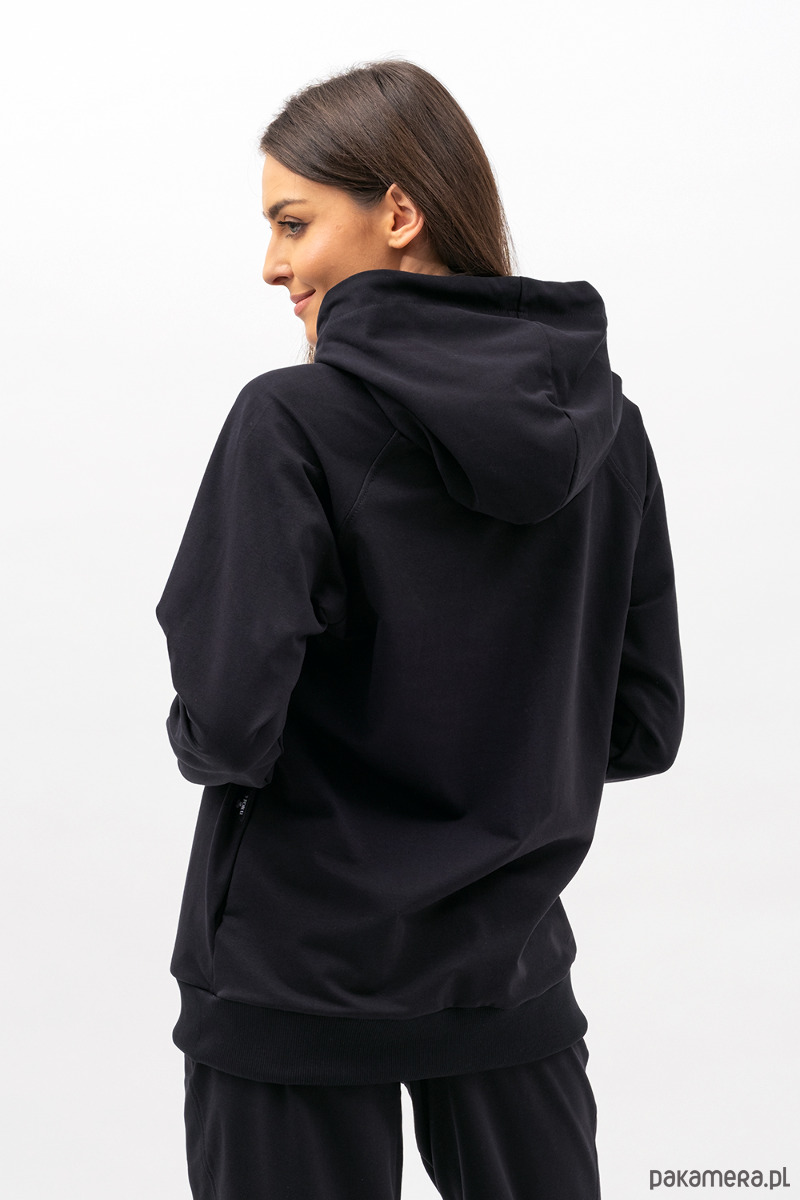 bluza z kapturem damska Bluza z kapturem  ,,SEHER" czarny 2