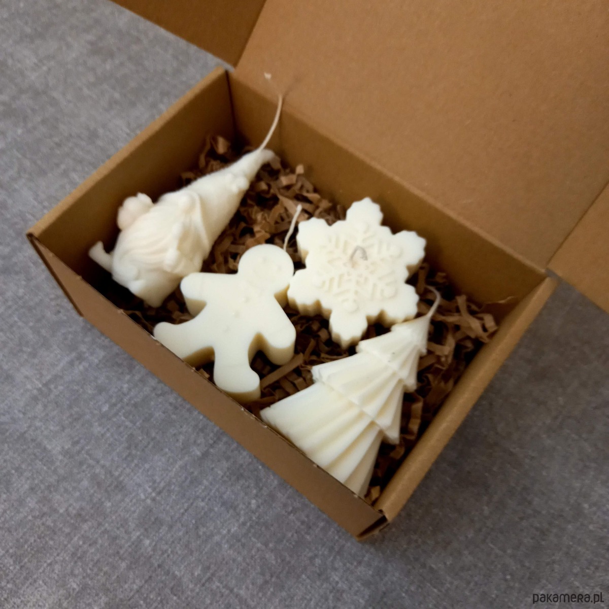 przechowywanie - różne Box prezentowy ze świecą 3