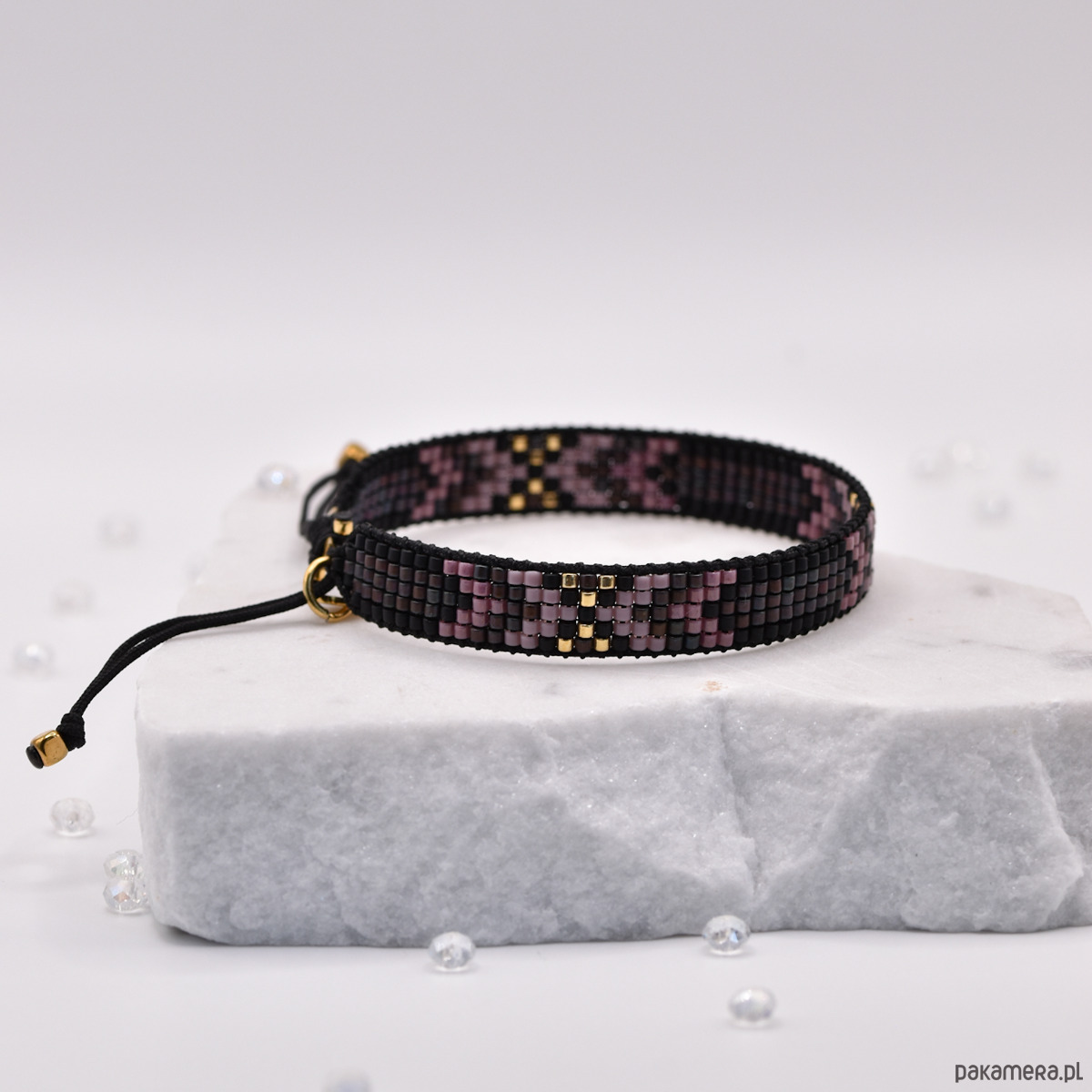 bransoletki na sznurku Tkana bransoletka 2