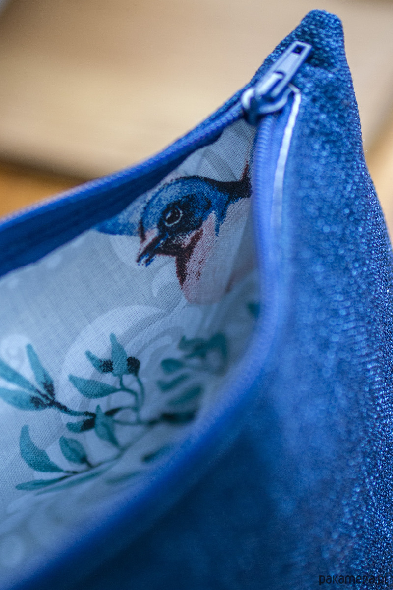 kosmetyczki Granatowa kosmetyczka MAXI 2