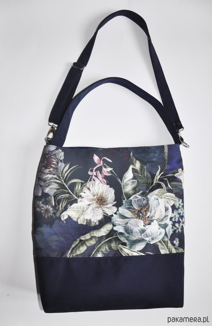torby XXL Torba  hobo XXL - print piwonie 1