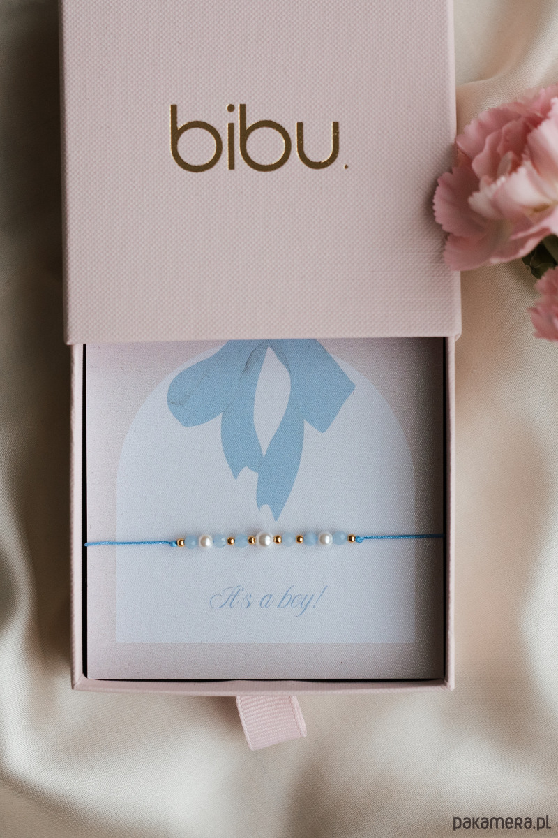 bransoletki na sznurku Bransoletka prezent baby shower, chłopiec, prezent dla przyszłej mamy 2