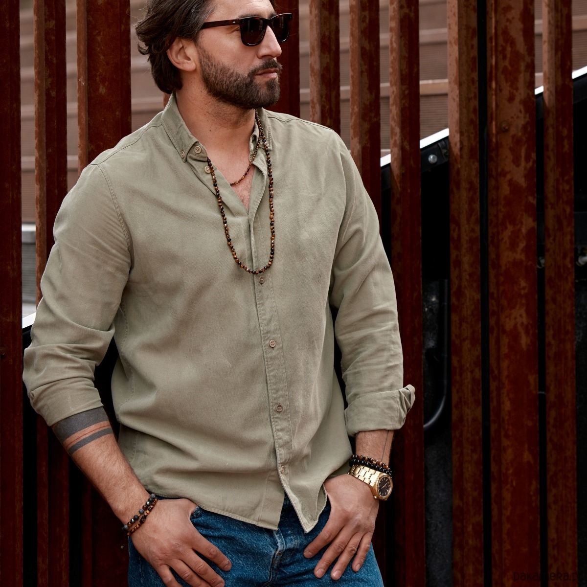 biżuteria męska Set 2 męskich bransoletek - sukces i odwaga 1