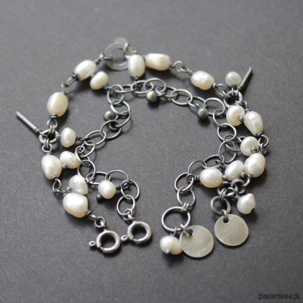 bransoletki z kamieni naturalnych Bransoletka Perełki ze szkatułki babci 6