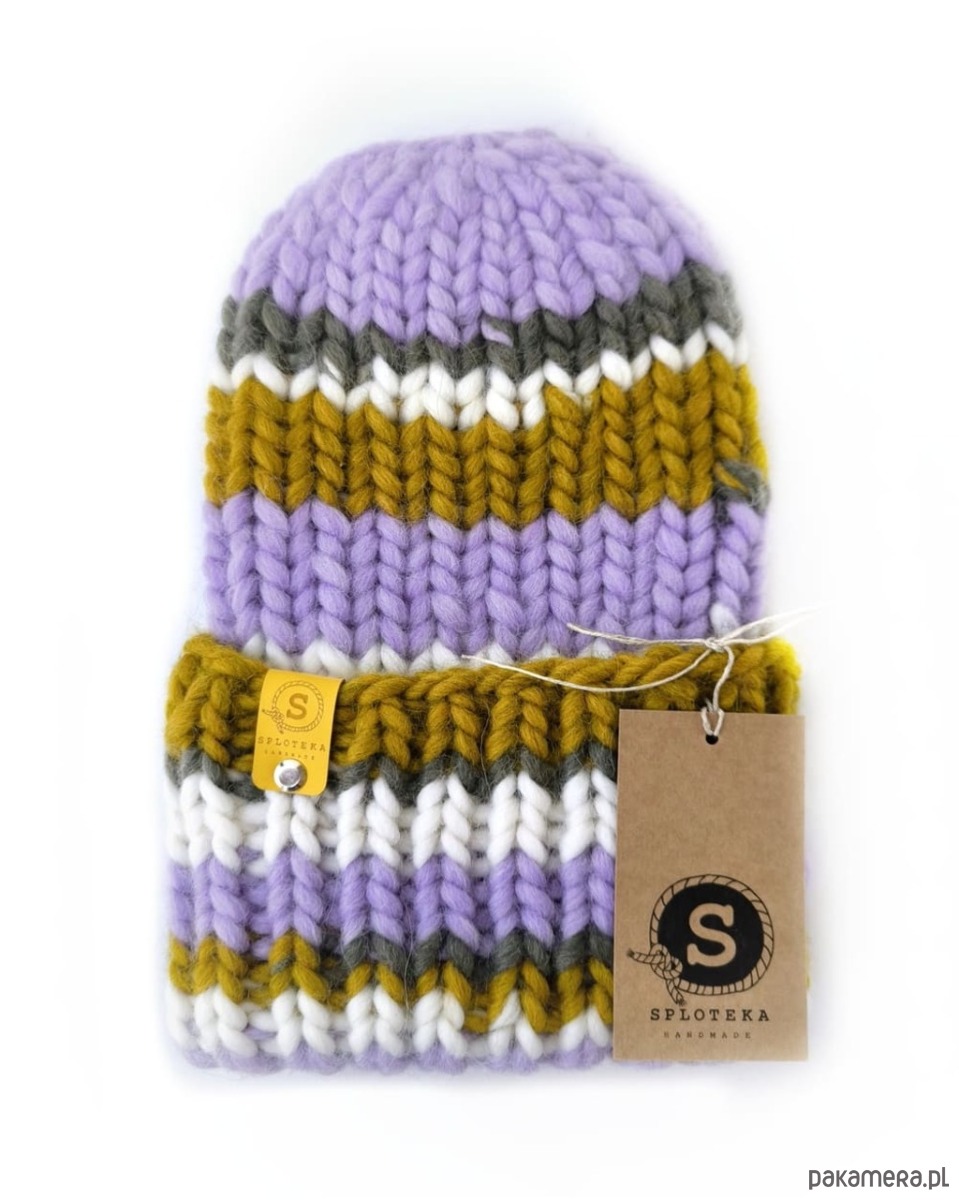 czapki damskie Kolorowa wełniana czapka WOOLY COLOR "3" 1