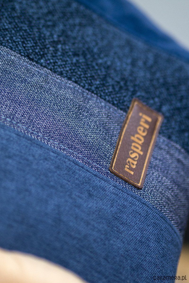 kosmetyczki Duża patchworkowa niebieska kosmetyczka 1